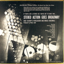 Stereo Action Goes Broadway Trilha sonora (Various Artists, Dick Schory) - CD capa traseira