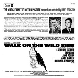 Walk on the Wild Side サウンドトラック (Elmer Bernstein) - CD裏表紙