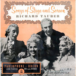 Richard Tauber:  Songs Of Stage And Screen Soundtrack (Various Artists, Richard Tauber) - CD-Cover
