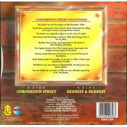 Coronation Street Theme Music Soundtrack (Eric Spear) - CD Back cover