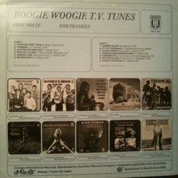 Boogie Woogie T.V. Tunes Ścieżka dźwiękowa (Various Artists) - Tylna strona okladki plyty CD