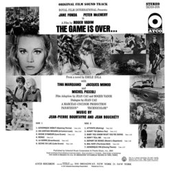 The Game is Over Soundtrack (Jean Bouchty, Jean-Pierre Bourtayre) - CD-Rckdeckel