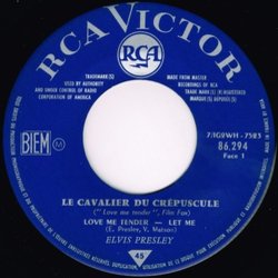 Le Cavalier Du Crpuscule Ścieżka dźwiękowa (Lionel Newman, Elvis Presley) - wkład CD
