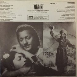Nagin Trilha sonora (Asha Bhosle, Rajinder Krishan, Hemant Kumar, Hemant Kumar, Lata Mangeshkar) - CD capa traseira
