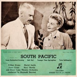 Excerpts From South Pacific サウンドトラック (Oscar Hammerstein II, Richard Rodgers) - CDカバー