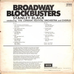 Broadway BlockBusters サウンドトラック (Various Artists) - CD裏表紙