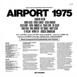 Airport 1975 サウンドトラック (John Cacavas) - CD裏表紙