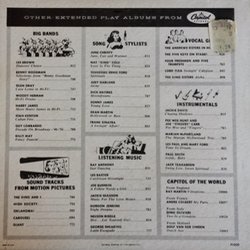 Around the World Soundtrack (Various Artists, Nat King Cole, Nelson Riddle, Victor Young) - CD Back cover