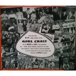 Girl Crazy Ścieżka dźwiękowa (George Gershwin, Ira Gershwin) - Tylna strona okladki plyty CD