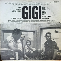 Gigi サウンドトラック (Alan Jay Lerner , Frederick Loewe) - CD裏表紙