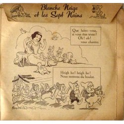 L'Histoire de Blanche Neige Et Les Sept Nains サウンドトラック (Frank Churchill) - CDインレイ