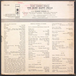 The Most Happy Fella! Soundtrack (Frank Loesser, Frank Loesser) - CD Back cover