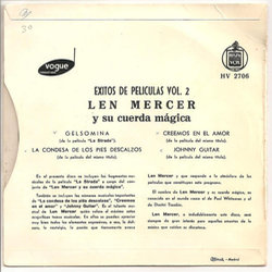 Exitos de Peliculas Vol. 2 Soundtrack (Mario Nascimbene, Nino Rota, Victor Young) - CD Achterzijde