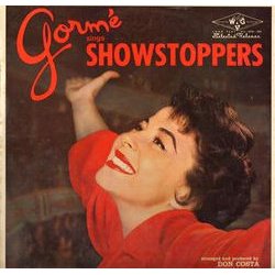 Gorm Sings Showstoppers Soundtrack (Various Artists, Eydie Gorme) - CD cover