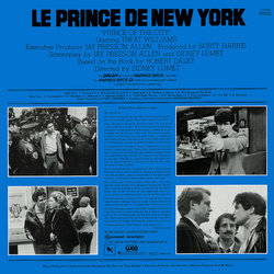 Le Prince de New York サウンドトラック (Paul Chihara) - CD裏表紙