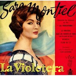 La Violetera Soundtrack (Sara Montiel, Juan Quintero) - CD-Cover
