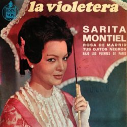 La Violetera Soundtrack (Sara Montiel, Juan Quintero) - CD cover