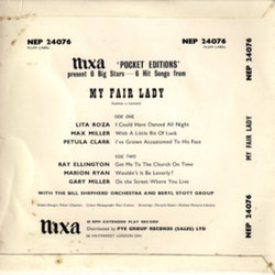 My Fair Lady Ścieżka dźwiękowa (Alan Jay Lerner , Frederick Loewe) - Tylna strona okladki plyty CD