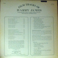 Film Tracks Of Harry James Ścieżka dźwiękowa (Various Artists, Harry James) - Tylna strona okladki plyty CD