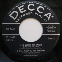Westward Ho The Wagons! サウンドトラック (Various Artists, George Bruns) - CDインレイ
