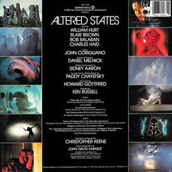 Altered States Ścieżka dźwiękowa (John Corigliano) - Tylna strona okladki plyty CD