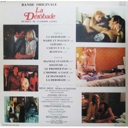 La Drobade Soundtrack (Vladimir Cosma) - CD Back cover