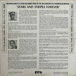 Stars And Stripes Forever Soundtrack (Alfred Newman) - CD Back cover