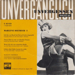 Marlene Dietrich 1 Soundtrack (Friedrich Hollaender, Mischa Spoliansky) - CD cover