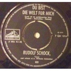 Du Bist Die Welt Fr Mich / Gern Hab' Ich Die Frau'n Geksst Soundtrack (Various Artists, Anton Profes, Rudolf Schock) - cd-inlay