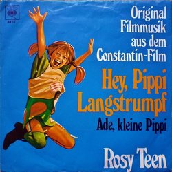 Hey, Pippi Langstrumpf / Ad, Kleine Pippi Soundtrack (Various Artists, Rosy Teen) - CD cover