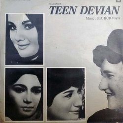 Teen Devian Soundtrack (Sachin Dev Burman, Kishore Kumar, Lata Mangeshkar, Mohammed Rafi, Majrooh Sultanpuri) - CD-Cover
