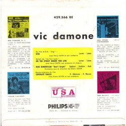 Gigi - Vic Damone Soundtrack (Various Artists, Alan Jay Lerner , Frederick Loewe) - CD Back cover