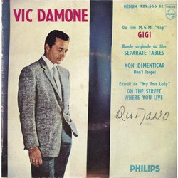 Gigi - Vic Damone Soundtrack (Various Artists, Alan Jay Lerner , Frederick Loewe) - CD cover