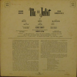 Me And Juliet サウンドトラック (Oscar Hammerstein II, Richard Rodgers) - CD裏表紙