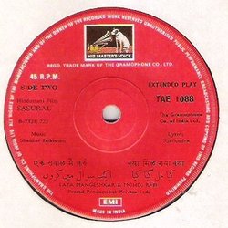 Sasural Ścieżka dźwiękowa (Jaikishan Dayabhai Panchal, Shankarsingh Raghuwanshi) - wkład CD