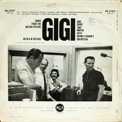 Gigi サウンドトラック (Alan Jay Lerner , Frederick Loewe) - CD裏表紙