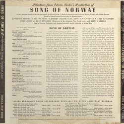 Song Of Norway Soundtrack (George Forrest, Edvard Grieg, Robert Wright) - CD Back cover