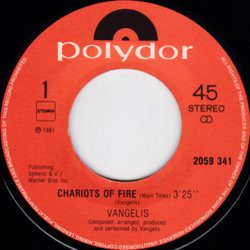 Chariots Of Fire Ścieżka dźwiękowa ( Vangelis) - wkład CD