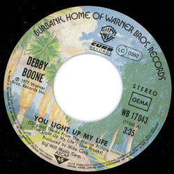 You Light Up My Life Soundtrack (Debby Boone, Joseph Brooks) - CD-Inlay