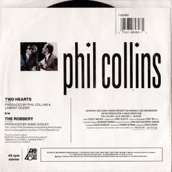 Buster サウンドトラック (Phil Collins, Anne Dudley) - CD裏表紙