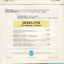 El Pequeo Ruyseor / Saeta Soundtrack (Joselito , Various Artists, Antonio Valero) - CD Trasero