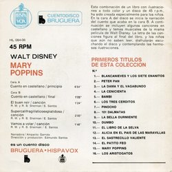 Mary Poppins Trilha sonora (Various Artists, Marc Shaiman, Scott Wittman) - CD capa traseira
