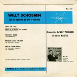 Doctor Zhivago Ścieżka dźwiękowa (Maurice Jarre, Willy Schobben) - Tylna strona okladki plyty CD