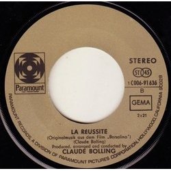 Borsalino サウンドトラック (Claude Bolling) - CDインレイ