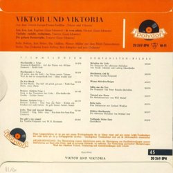 Viktor und Viktoria Soundtrack (Heino Gaze) - CD Back cover