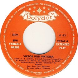 Viktor und Viktoria Bande Originale (Heino Gaze) - cd-inlay