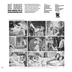   De Sade Soundtrack (Billy Strange) - CD-Rckdeckel