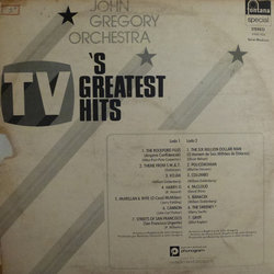 TV's Greatest Hits 声带 (Various Artists) - CD后盖
