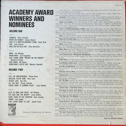Academy Award Winners And Nominees Soundtrack (Various Artists) - CD Achterzijde
