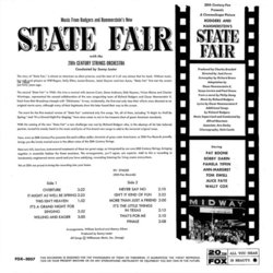 Rodgers & Hammerstein's New State Fair Soundtrack (Oscar Hammerstein II, Richard Rogers) - CD Back cover